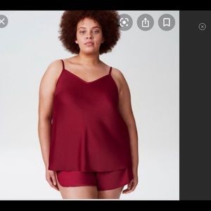 Universal Standard Pajama Set in Berry size L